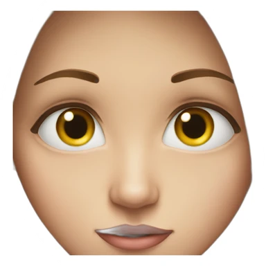 mysterious gaze captured in V sticker