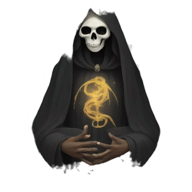 black tarot card the death sticker