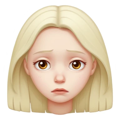 Girl in a depressipn sticker