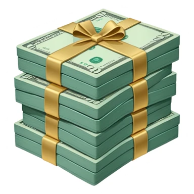 Teal $1 million dollars sticker