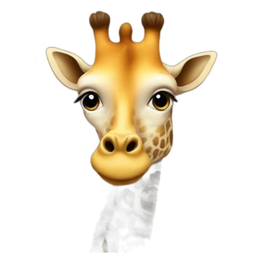 A giraffe that looks like Ryan gosling sticker