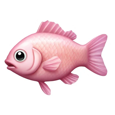 Baby pink-coloured tinned fish sticker