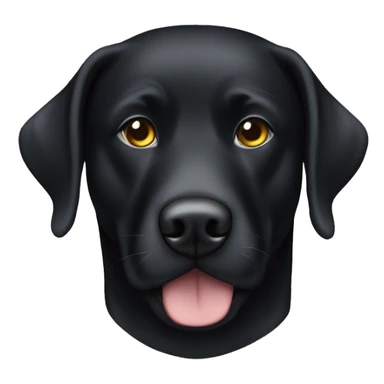 Black Lab wearing spy/thief eye mask sticker