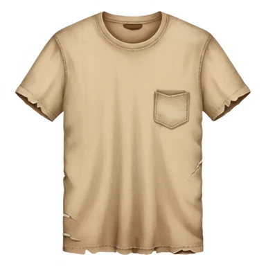 vintage Torn shirt sticker