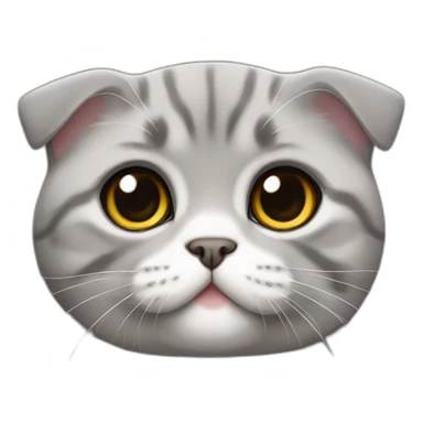 Scottish Fold gray Tommy hilfiger sticker