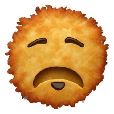 Latke on plate sticker