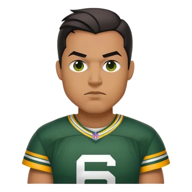 Batman as a Green Bay packers fan sticker