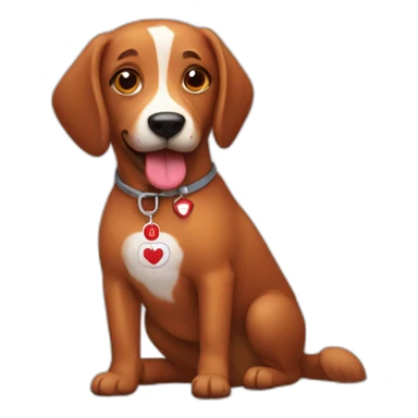dog as blood donor sticker
