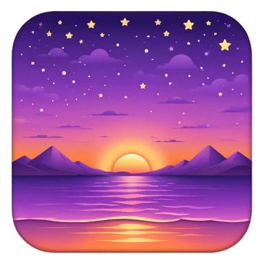 🌙💜🌅✨ sticker