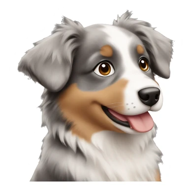 Australian Shepherd puppy  sticker