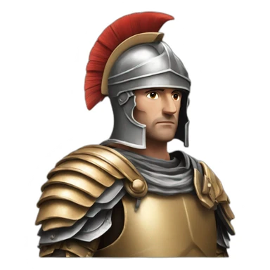 centurion-profile-illustrated sticker