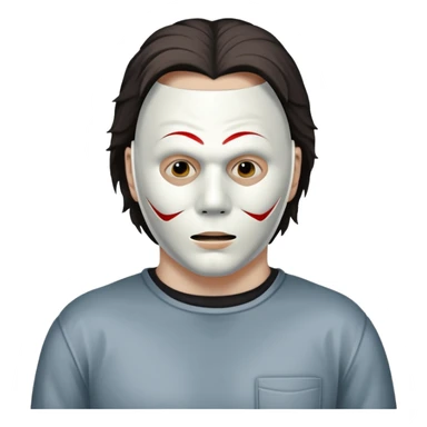 michael myers halloween sticker