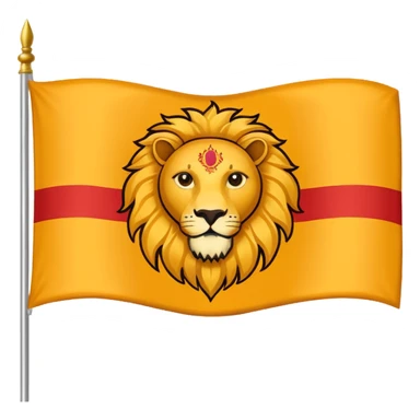 Maurya empire flag sticker