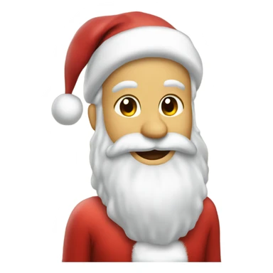 Santa wishing Cassy Merry Christmas  sticker