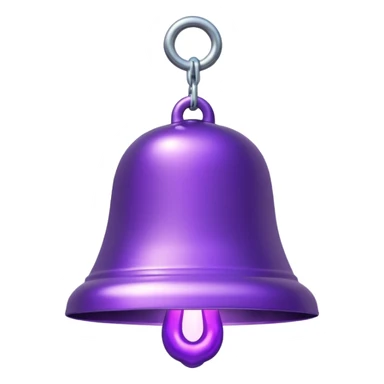 purple bell sticker
