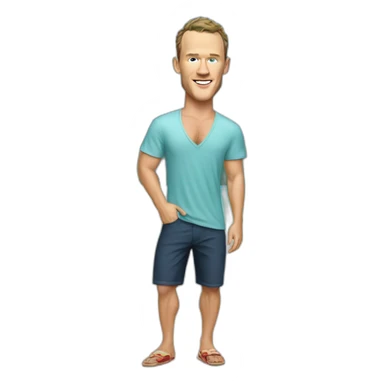 Jonathan Toews as a beach bum  sticker