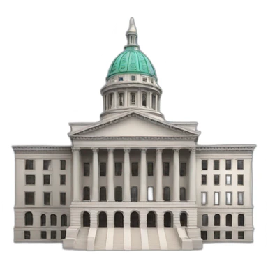 michigan capitol building sticker