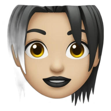 Punk chica gotica sticker