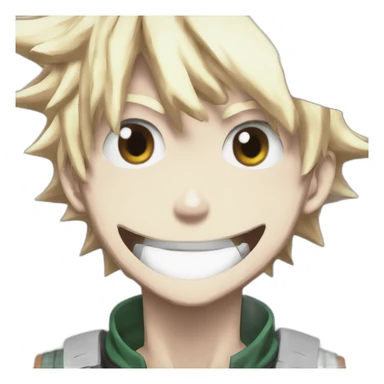 Bakugo my hero academia manga sticker