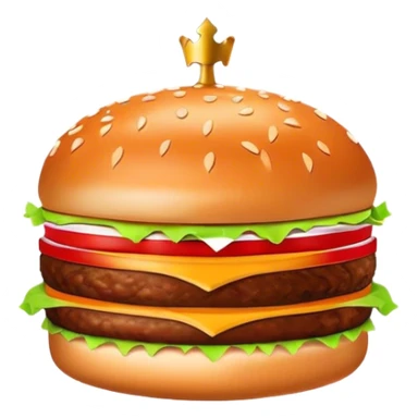 burger king logo sticker