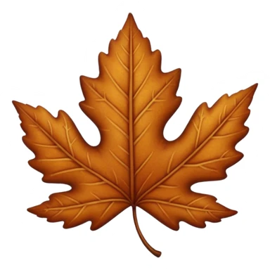 autumn leaf  sticker