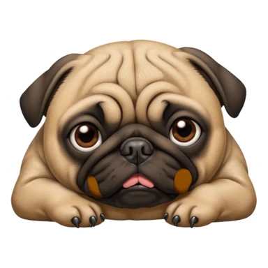 Pug morto sticker