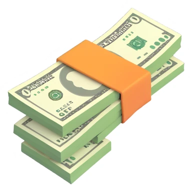 money on bank account sticker