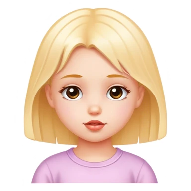 Little girl like Y2K sticker