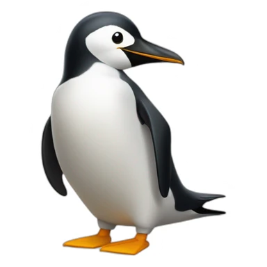 Pingouin doit d'honneur sticker
