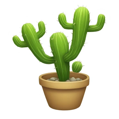 Flying skleton cactus sticker