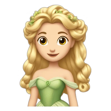 Princesse raiponce sticker