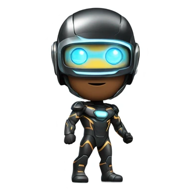 artificial intelligence agent superhero sticker