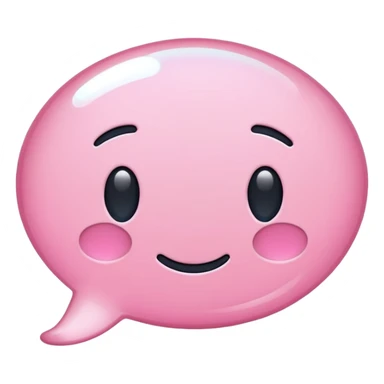 mix color pinks text message sticker