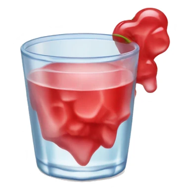 giner juice with red ices sticker