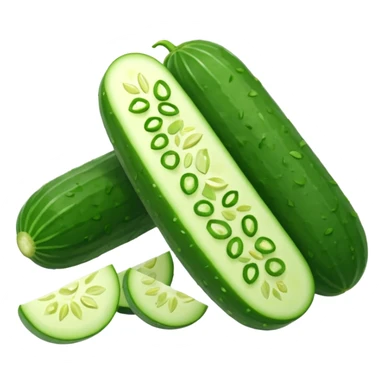 cucumber Chopped into small pieces    sticker