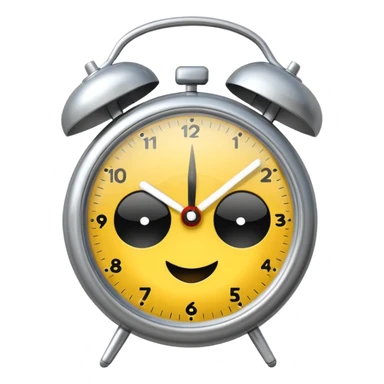 alarm clock sticker