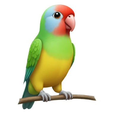 Fischers lovebird sticker