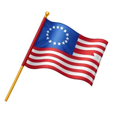 A fake flag sticker