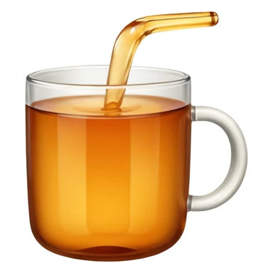 aesthetic tea in a mug sticker