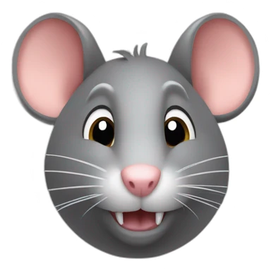 rat dans un trou sticker