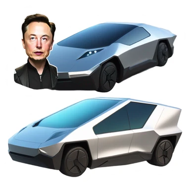 Elon musk cybertruck sticker