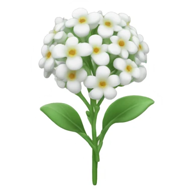 baby’s breath flower sticker