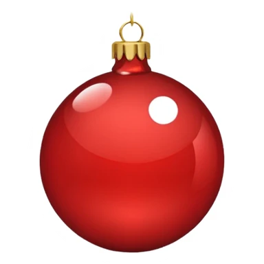 Bauble ornament sticker