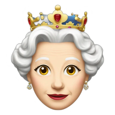 Queen Elisabeth  sticker