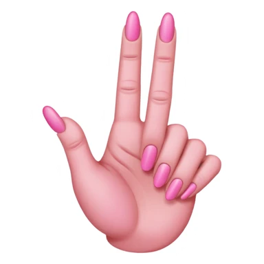 pink middle finger sticker