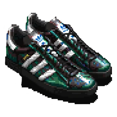 adidas sneaker shown at a 45 degree angle similar to default apple emoji sticker