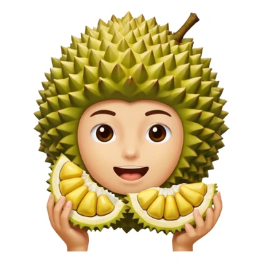 Lagi makan durianShark with a top hat sticker