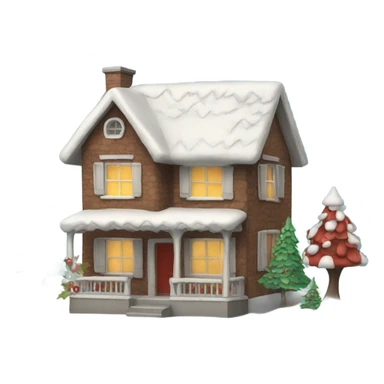 Christmas House sticker