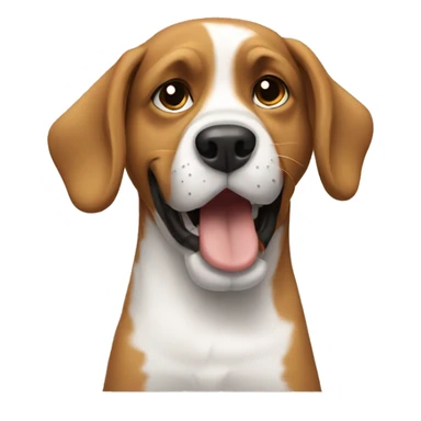 dog flipping me off sticker