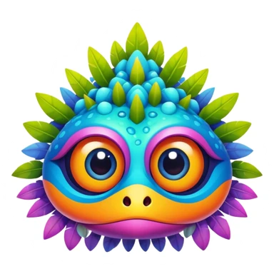  exotic tropical Fakémon-Pokémon-Vernid-creature sticker